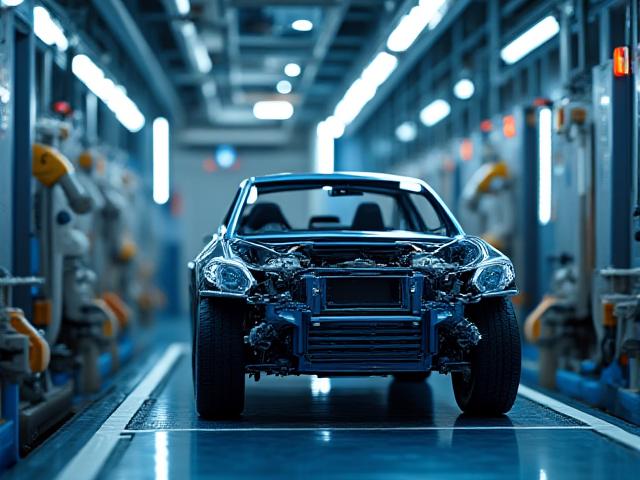 Automotive parts manufacturing line